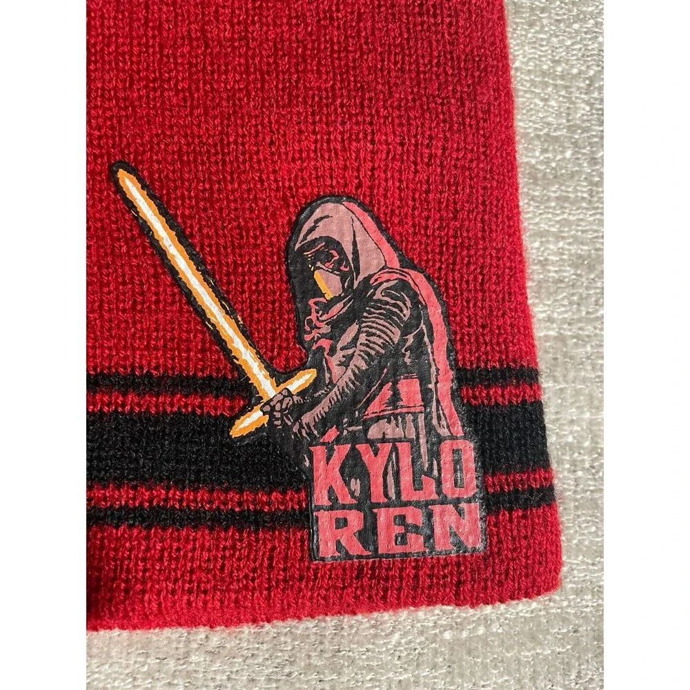 Star Wars Beanie Hat Youth Red Kyle Ren